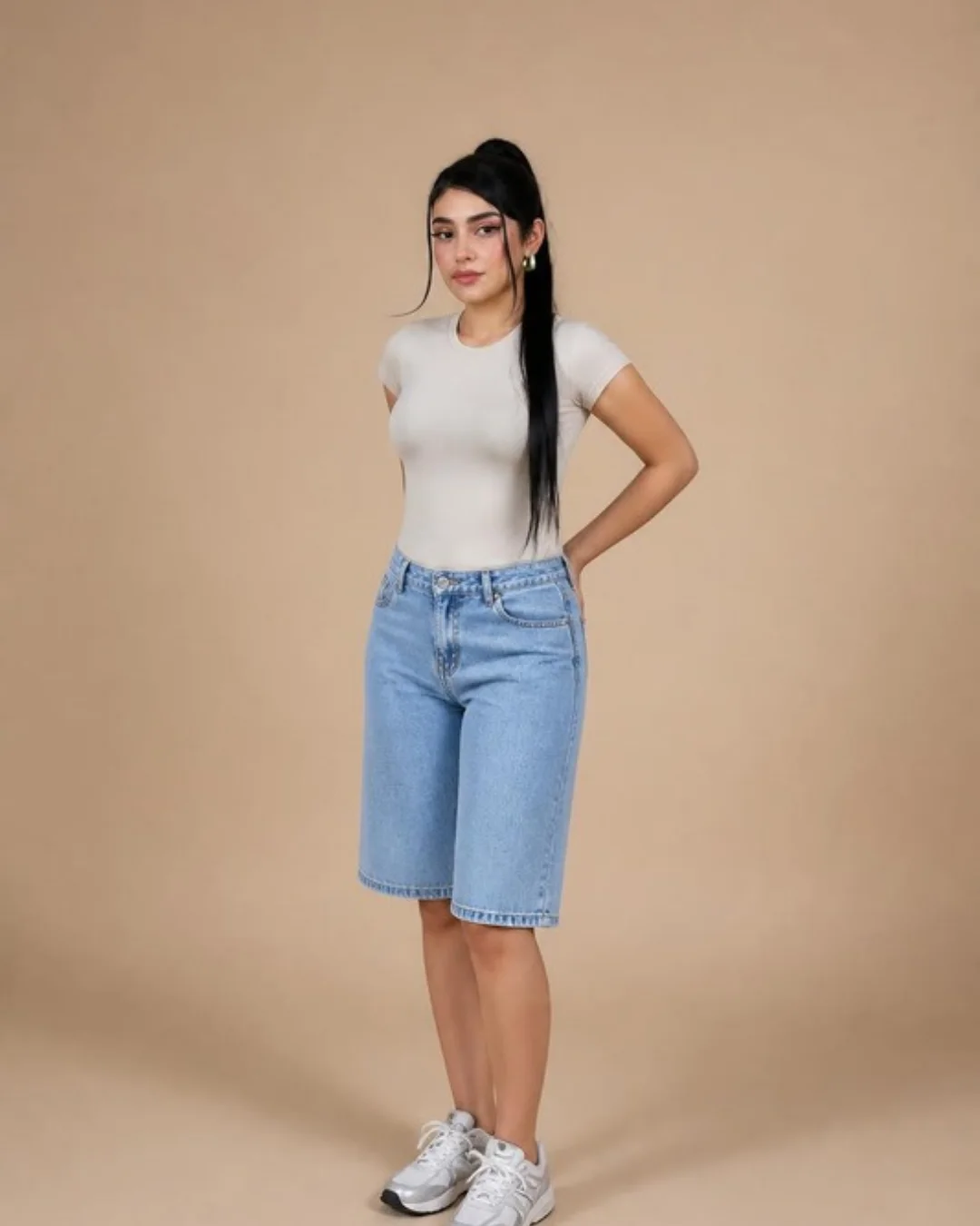 Jorts en denim